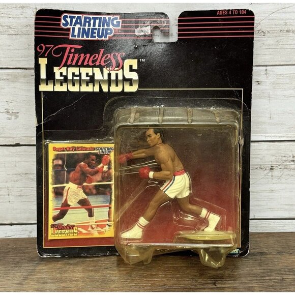 1997 Timeless Legends Starting Lineup Sugar Ray Leonard Boxing Action Figure - Picture 1 of 6